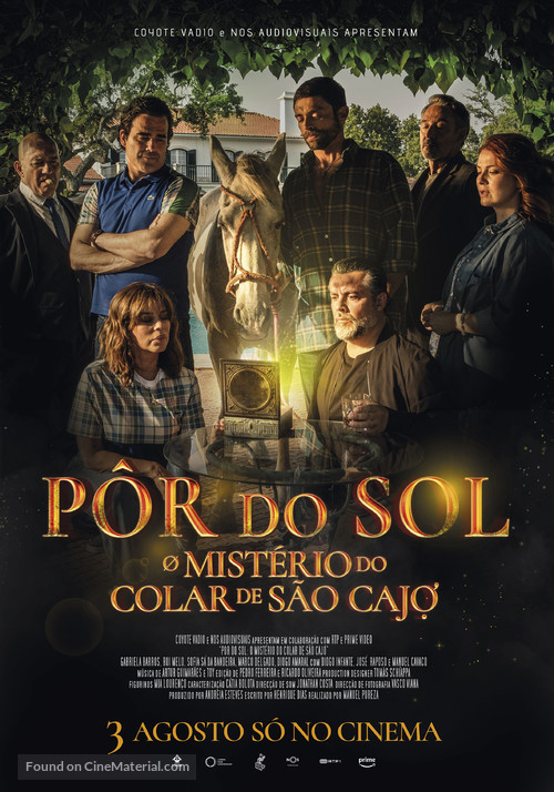 P&ocirc;r do Sol: O Mist&eacute;rio do Colar de S&atilde;o Caj&oacute; - Portuguese Movie Poster