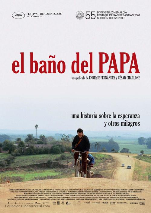 El ba&ntilde;o del Papa - Spanish Movie Poster