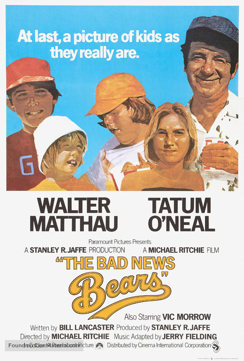 The Bad News Bears - British Movie Poster