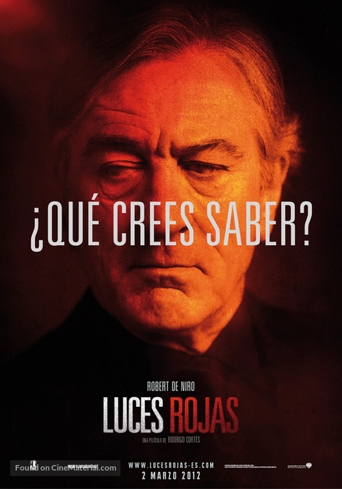 Red Lights - Spanish Movie Poster