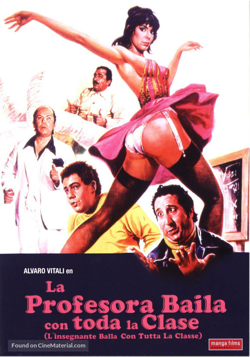 L&#039;insegnante balla... con tutta la classe - Spanish VHS movie cover
