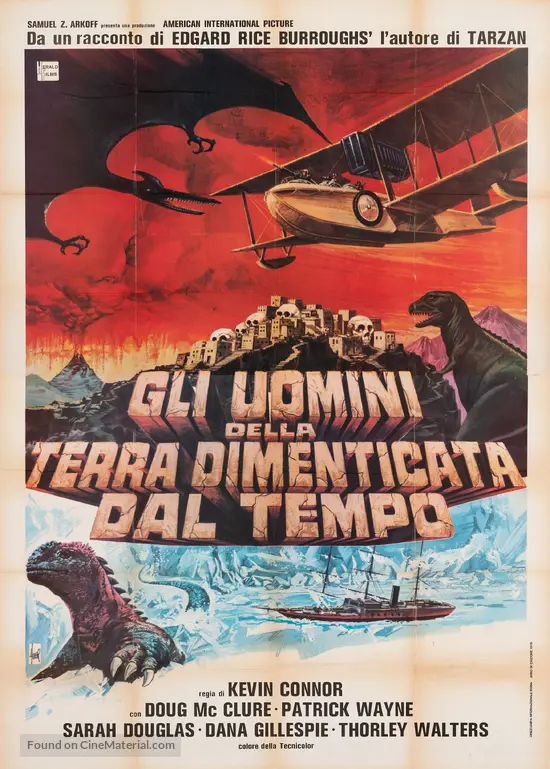 The People That Time Forgot - Italian Movie Poster