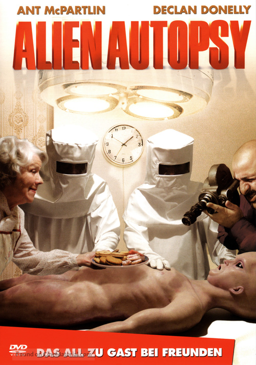 Alien Autopsy - German DVD movie cover