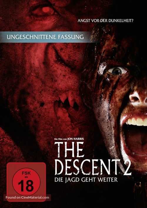 The Descent: Part 2 - German Movie Cover