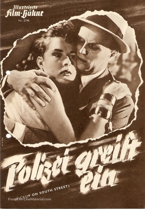 Pickup on South Street - German poster