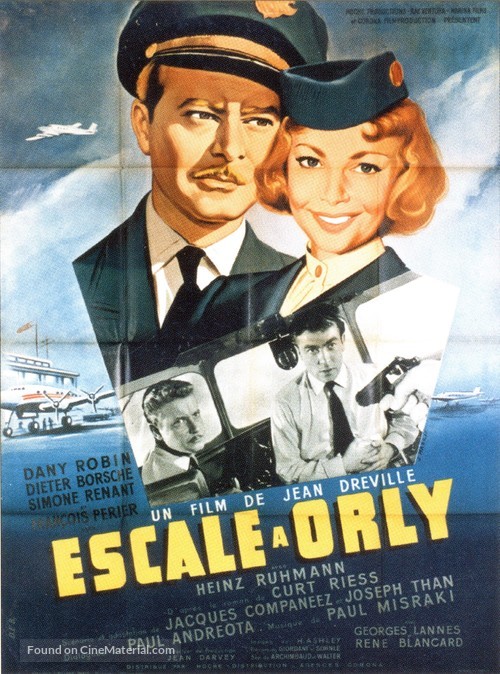 Escale &agrave; Orly - French Movie Poster