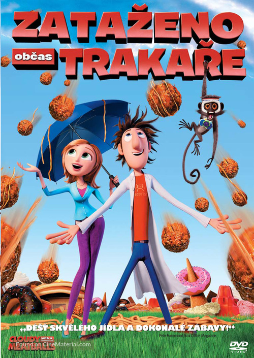 Cloudy with a Chance of Meatballs - Czech Movie Cover