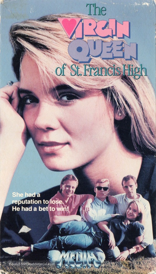 The Virgin Queen of St. Francis High - VHS movie cover