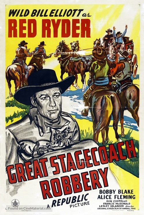 Great Stagecoach Robbery - Theatrical movie poster