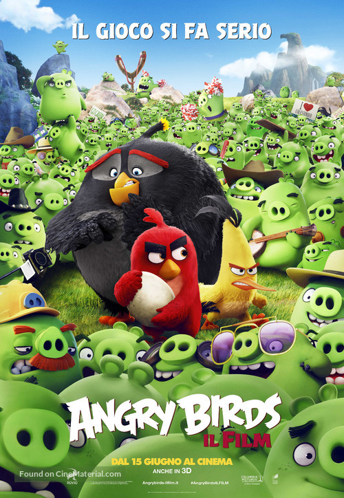 The Angry Birds Movie - Italian Movie Poster