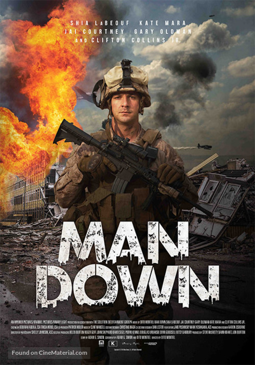 Man Down - Lebanese Movie Poster