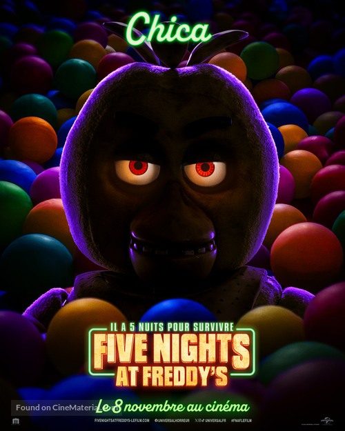 Five Nights at Freddy&#039;s - French Movie Poster