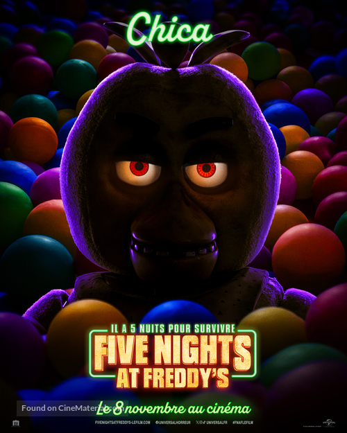 Five Nights at Freddy&#039;s - French Movie Poster