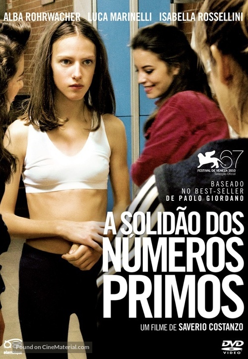 La solitudine dei numeri primi - Portuguese DVD movie cover