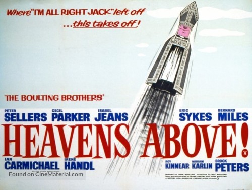 Heavens Above! - British Movie Poster