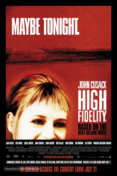 High Fidelity - British Movie Poster
