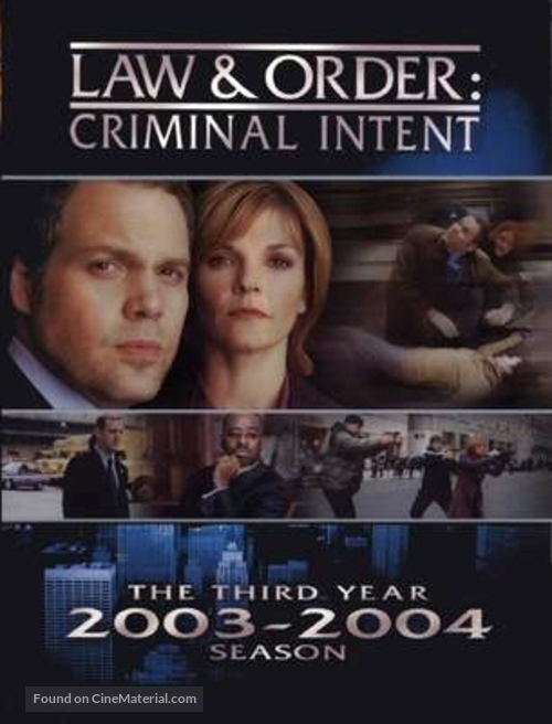 &quot;Law &amp; Order: Criminal Intent&quot; - DVD movie cover