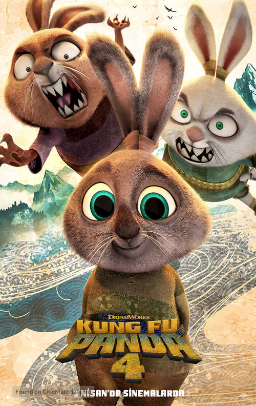 Kung Fu Panda 4 - Turkish Movie Poster