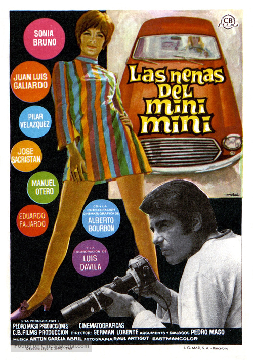 Las nenas del mini-mini - Spanish Movie Poster