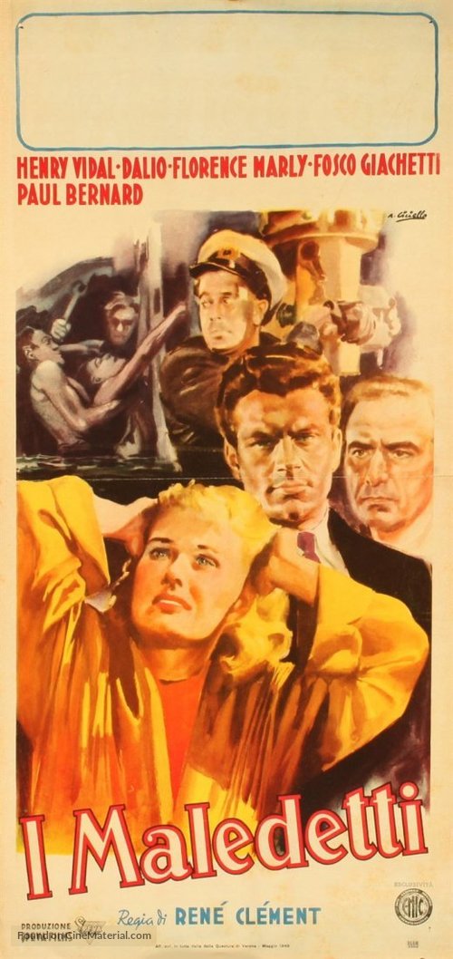 Les maudits - Italian Movie Poster