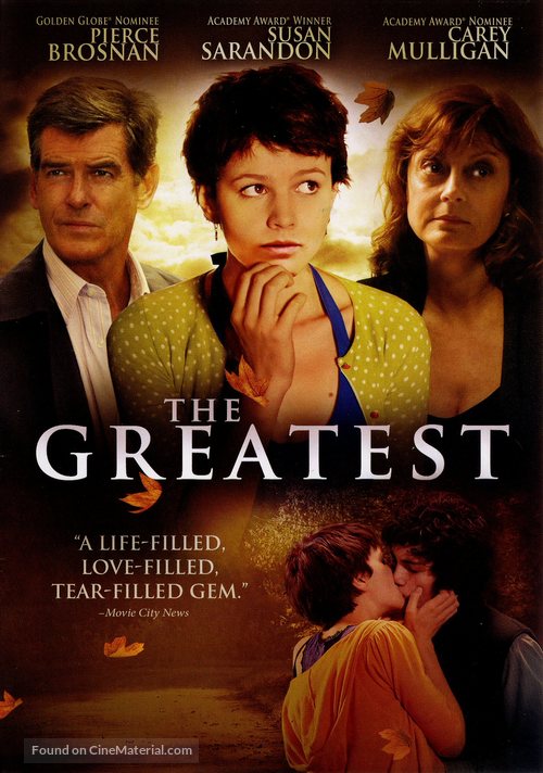 The Greatest - DVD movie cover