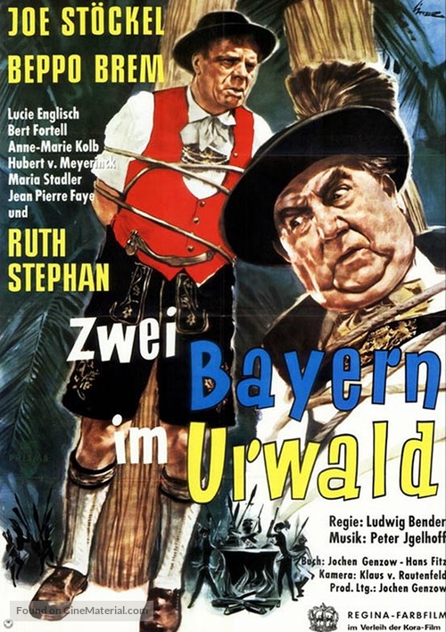 Zwei Bayern im Urwald - German Movie Poster