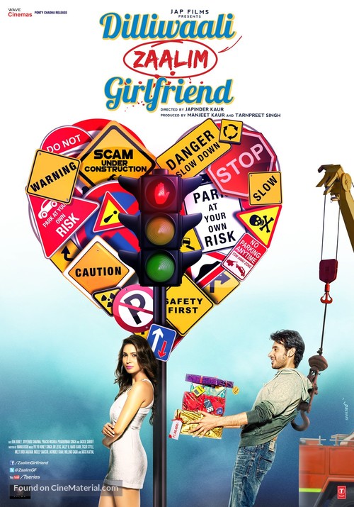 Dilliwaali Zaalim Girlfriend - Indian Movie Poster