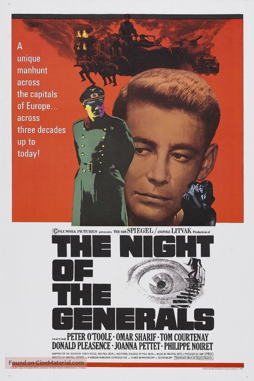 The Night of the Generals - Movie Poster