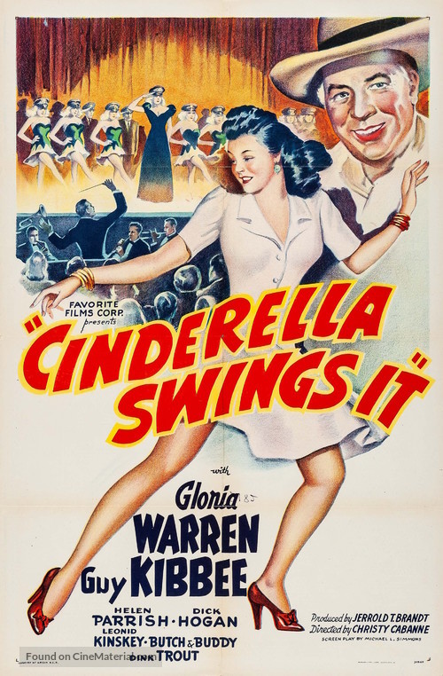 Cinderella Swings It - Re-release movie poster