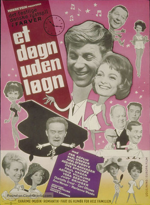 Et d&oslash;gn uden l&oslash;gn - Danish Movie Poster