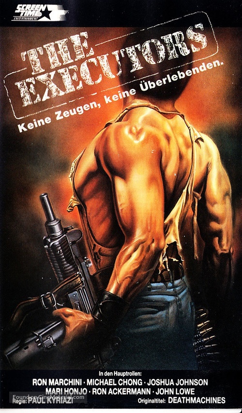 Death Machines - German VHS movie cover