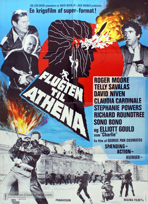 Escape to Athena - Danish Movie Poster