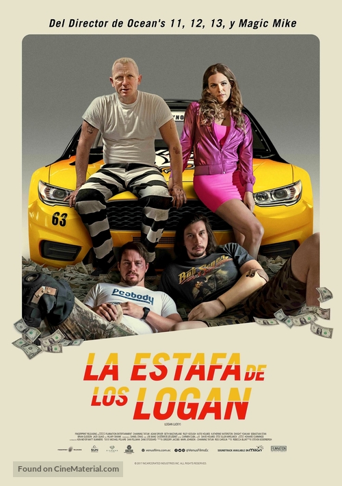 Logan Lucky - Ecuadorian Movie Poster