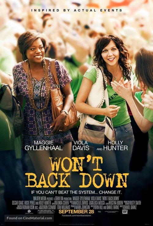 Won&#039;t Back Down - Movie Poster