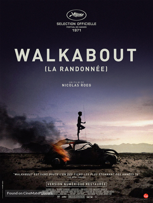 Walkabout - French Re-release movie poster