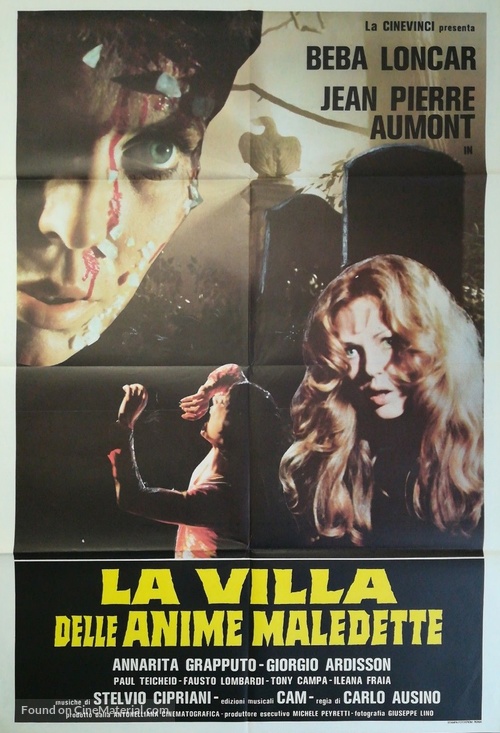 La villa delle anime maledette - Italian Movie Poster
