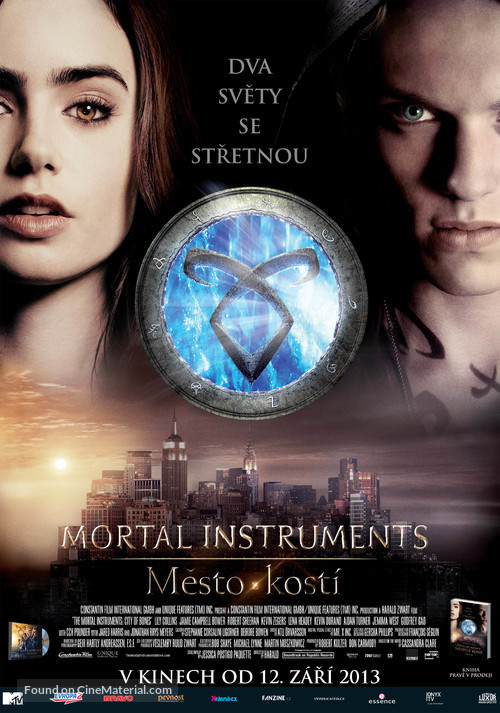 The Mortal Instruments: City of Bones - Czech Movie Poster