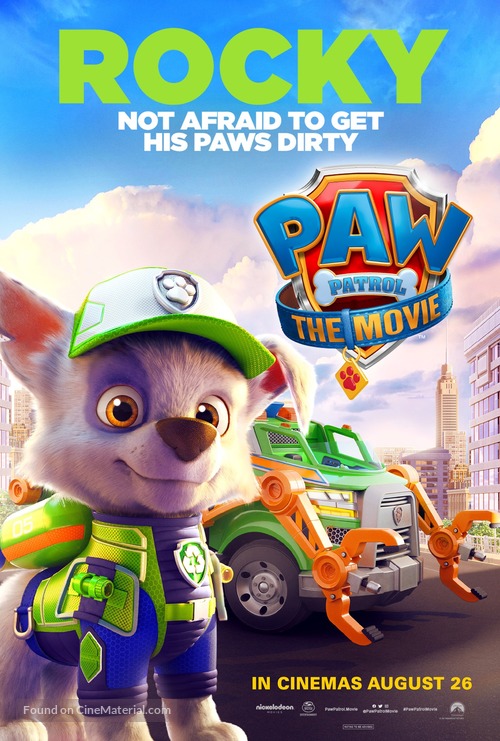 Paw Patrol: The Movie - Singaporean Movie Poster