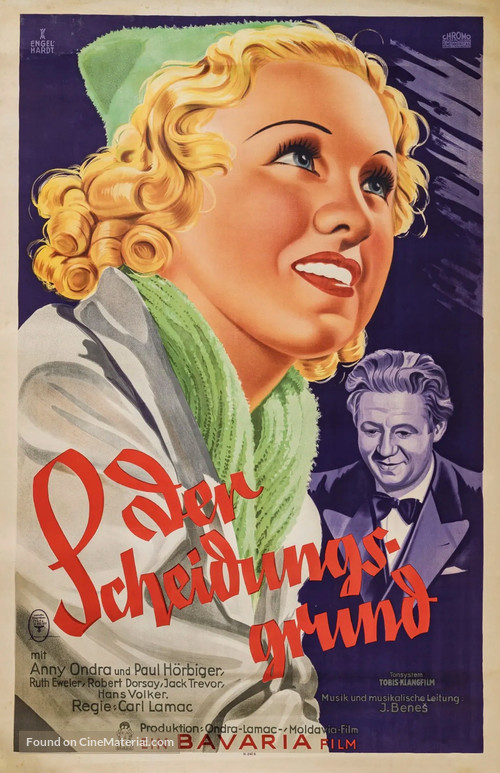 Der Scheidungsgrund - German Movie Poster