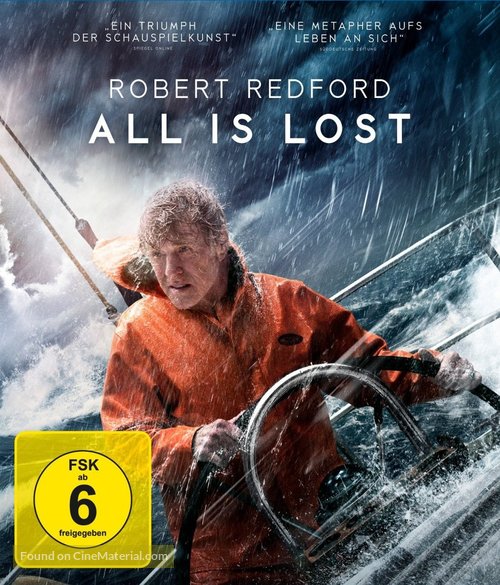All Is Lost - German Blu-Ray movie cover