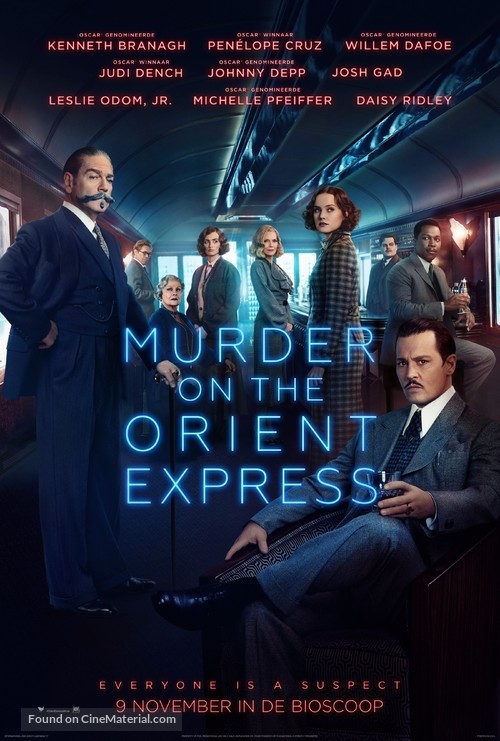 Murder on the Orient Express - Dutch Movie Poster