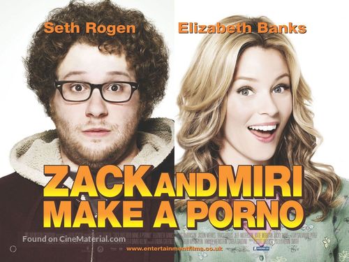 Zack and Miri Make a Porno - British Movie Poster