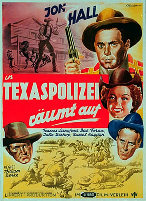 Deputy Marshal - German Movie Poster