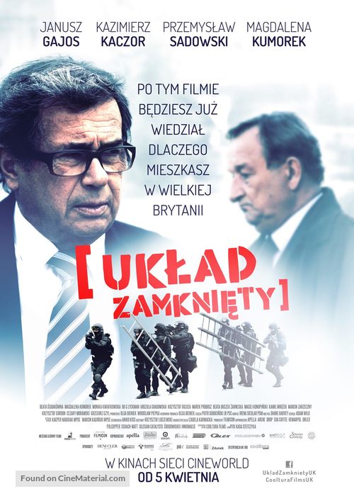 Uklad zamkniety - Polish Movie Poster