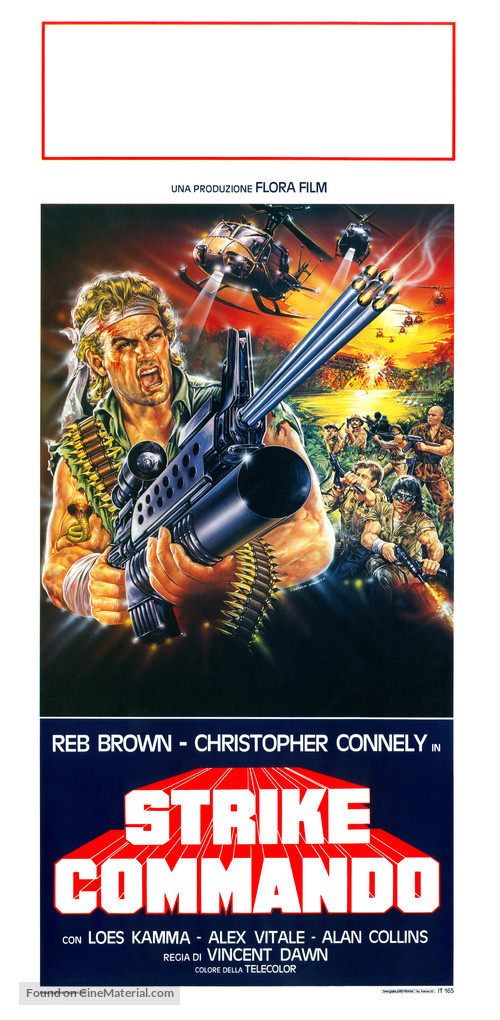 Strike Commando - Italian Movie Poster