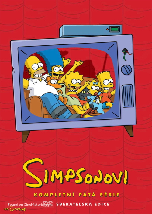 &quot;The Simpsons&quot; - Czech DVD movie cover