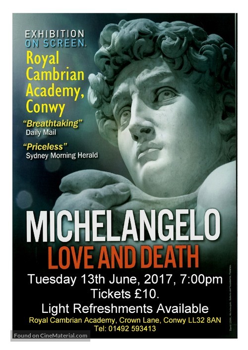 Michelangelo: Love and Death - British Movie Poster