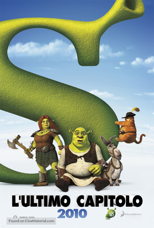 Shrek Forever After - Italian Movie Poster