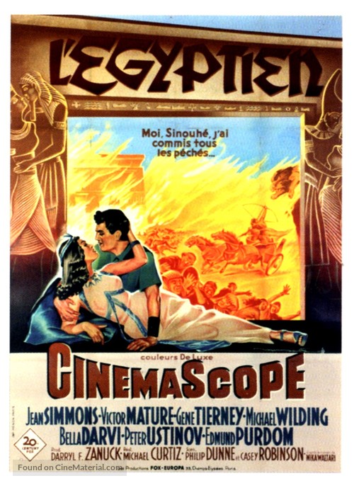 The Egyptian - French Movie Poster