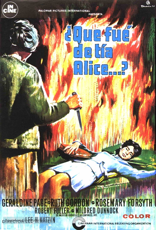 What Ever Happened to Aunt Alice? - Spanish Movie Poster